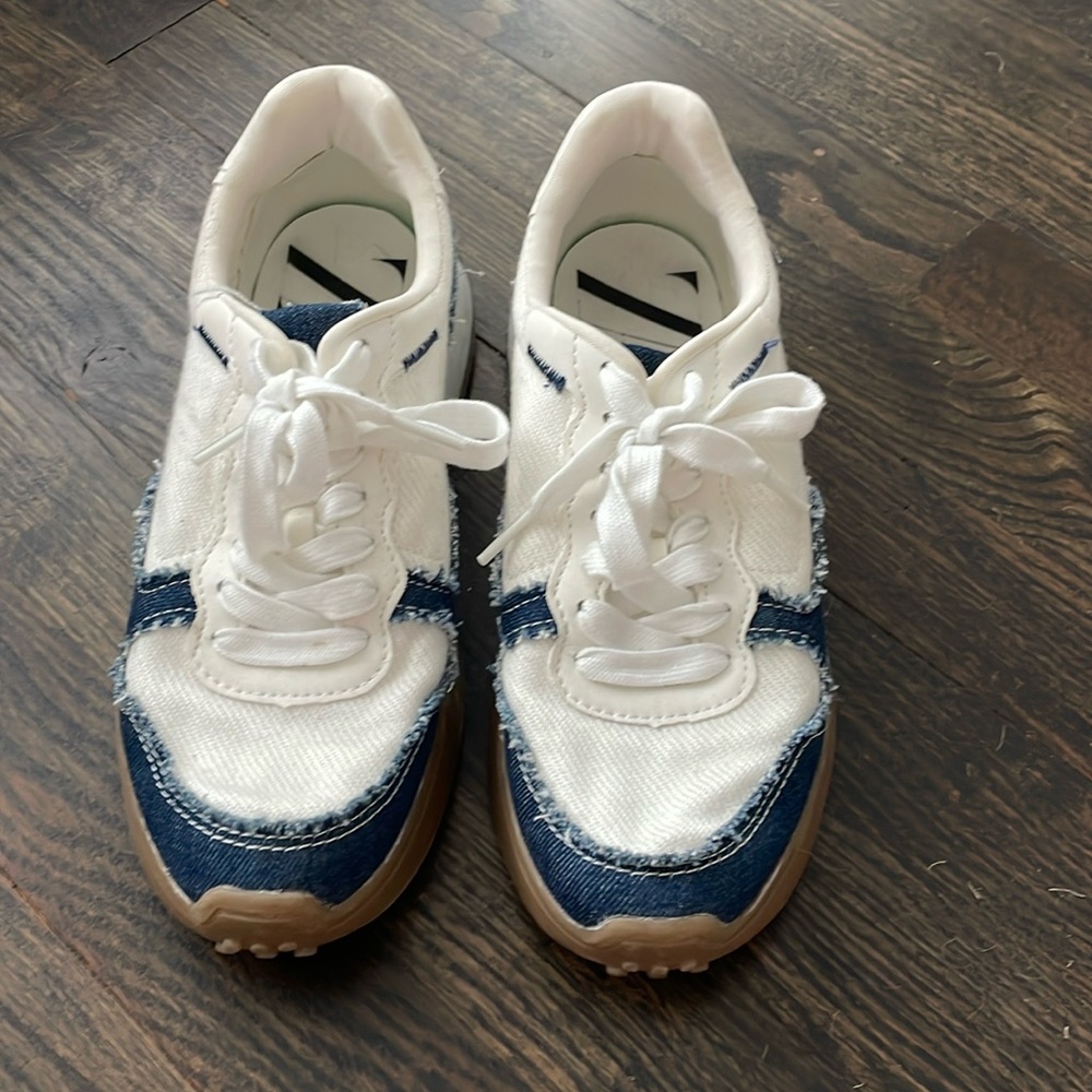 Zara denim sneakers size 37